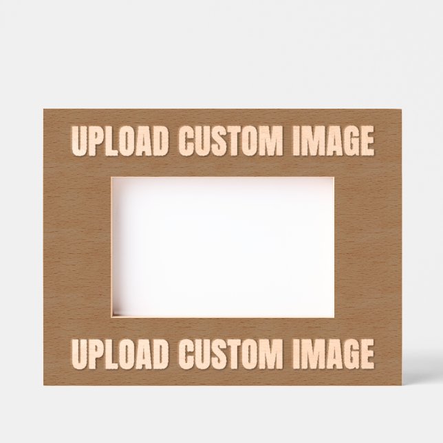 Upload Custom Image - Add Your Own To Print On A Etched Frames (Front)