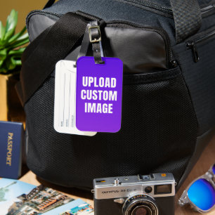 Upload Custom Image - Add Your Own To Print On A Luggage Tag