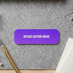 Upload Custom Image - Add Your Own To Print On A Name Tag