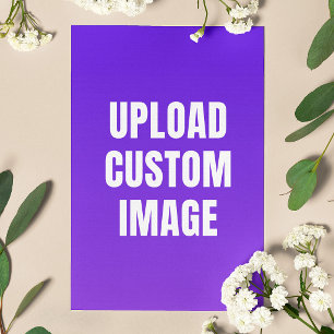 Upload Custom Image - Add Your Own To Print On A Programme