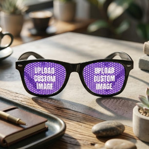 Upload Custom Image - Add Your Own To Print On A Retro Sunglasses