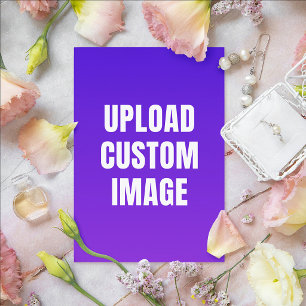 Upload Custom Image - Add Your Own To Print On A Save The Date