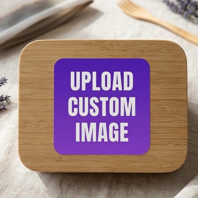 Upload Custom Image - Add Your Own To Print On A Square Sticker (Creator Uploaded)