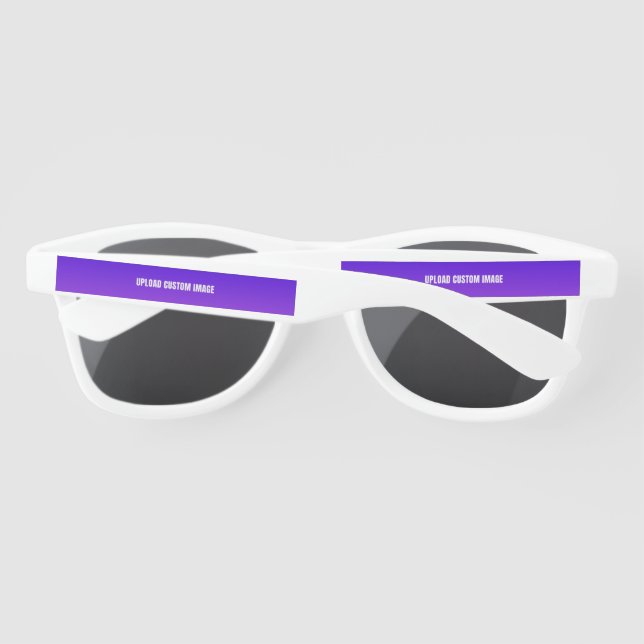 Upload Custom Image - Add Your Own To Print On A Sunglasses (Back)
