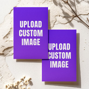 Upload Custom Image - Add Your Own To Print On A Thank You Card