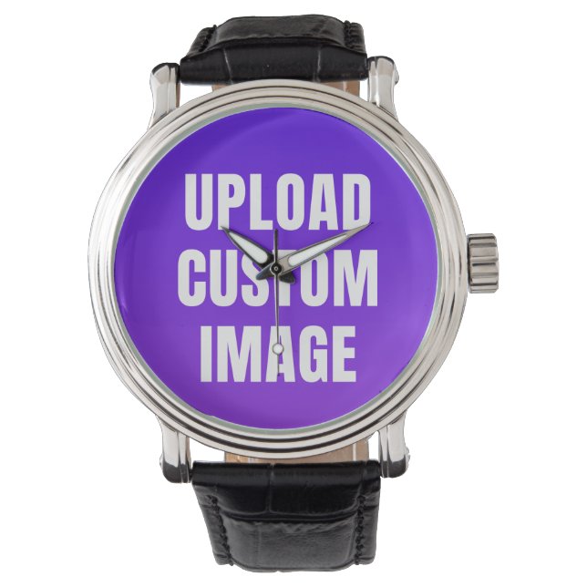 Upload Custom Image - Add Your Own To Print On A Watch (Front)