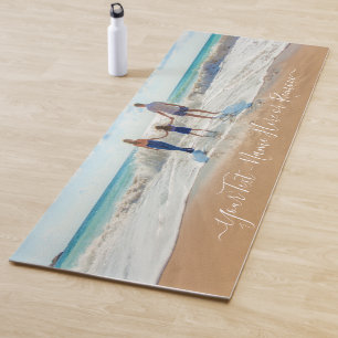 Upload Custom Photo Yoga Mat Personalised Text