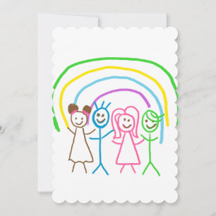 Upload Drawing Turn Kids Artwork to Christmas Holiday Card