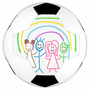 Upload Drawing Turn Kids Artwork to Soccer Ball