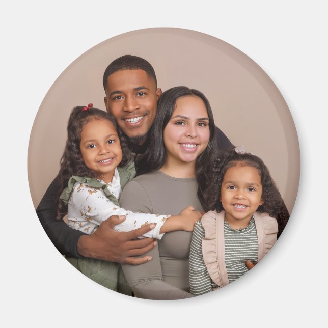Upload Full Photo Custom Image Design Magnet (Front)