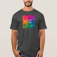 Upload Image Logo Personalise Charcoal Heather