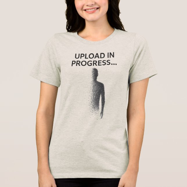 Upload in Progress... – Digital Fade Tee (Front)