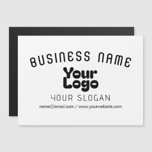 Upload Logo Retro-Modern White & Black (editable)