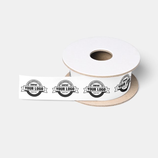 Upload logo satin ribbon (Spool)
