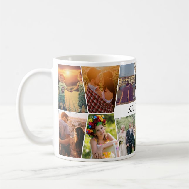 Upload photo coffee mug (Left)
