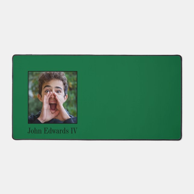 Upload Photo for Green Desk Mat Pad (Front)