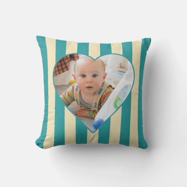 upload photo throw pillow (Front)