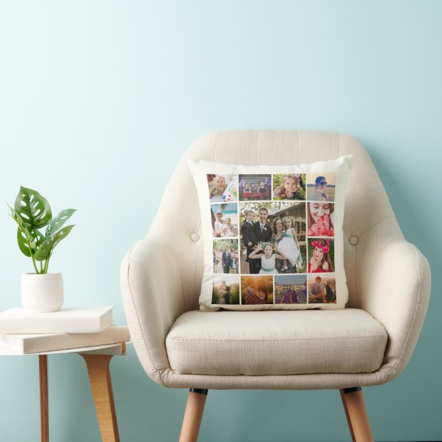 Upload photo throw pillow (Chair)