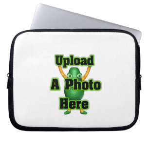 Upload photo to laptop computer bag
