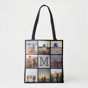 Upload photo tote bag