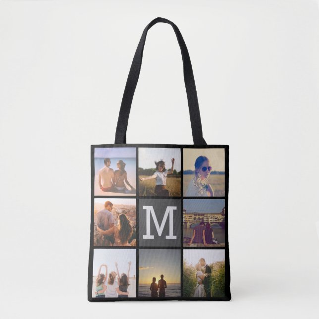Upload photo tote bag (Front)