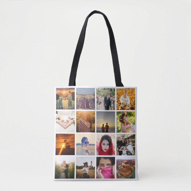 Upload photo tote bag (Front)