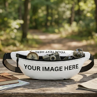 Upload Photos & Add Text – Simple Picture Bum Bags