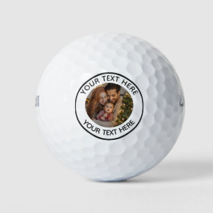 Upload Picture Custom Photo Text Personalized      Golf Balls