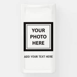 Upload Picture Photo & Add Text – Customise Banner