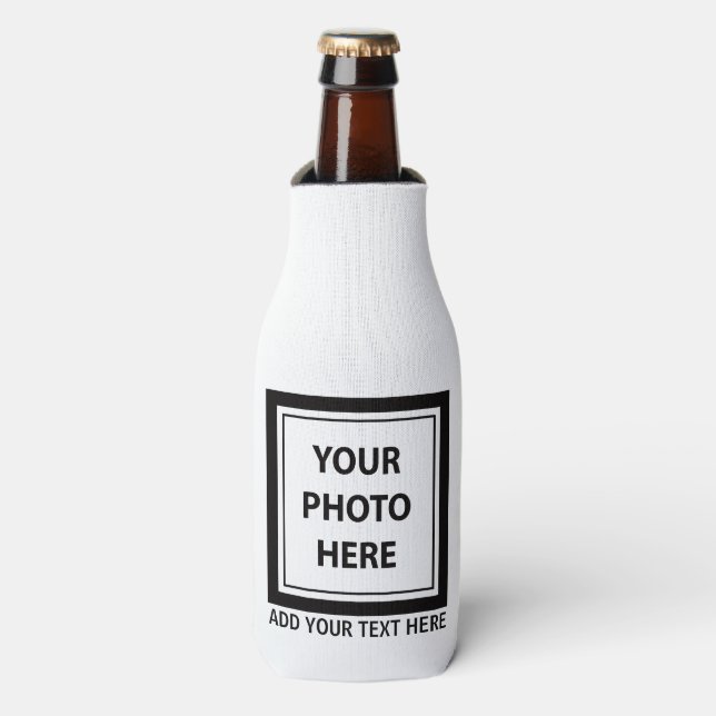 Upload Picture Photo & Add Text – Customise Bottle Cooler (Bottle Front)