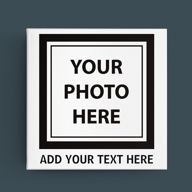 Upload Picture Photo & Add Text – Customise Canvas Print (Creator Uploaded)