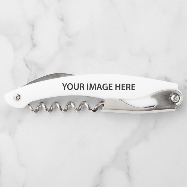 Upload Picture Photo & Add Text – Customise Corkscrew (Back)
