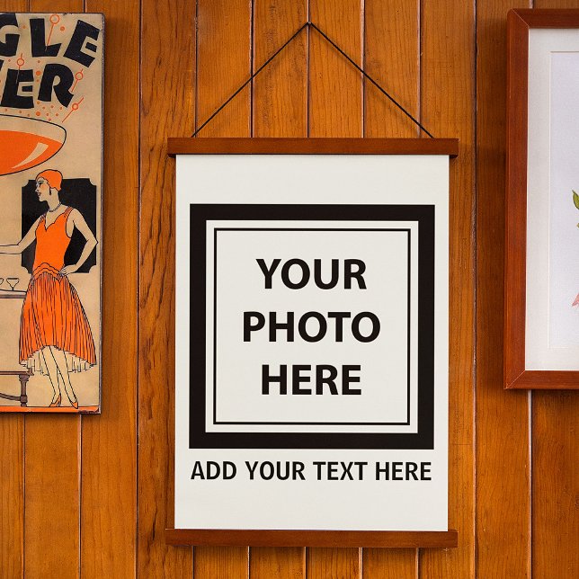 Upload Picture Photo & Add Text – Customise Hanging Tapestry (Creator Uploaded)