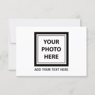 Upload Picture Photo & Add Text – Customise Invitation