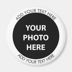 Upload Picture Photo & Add Text – Customise Magnet