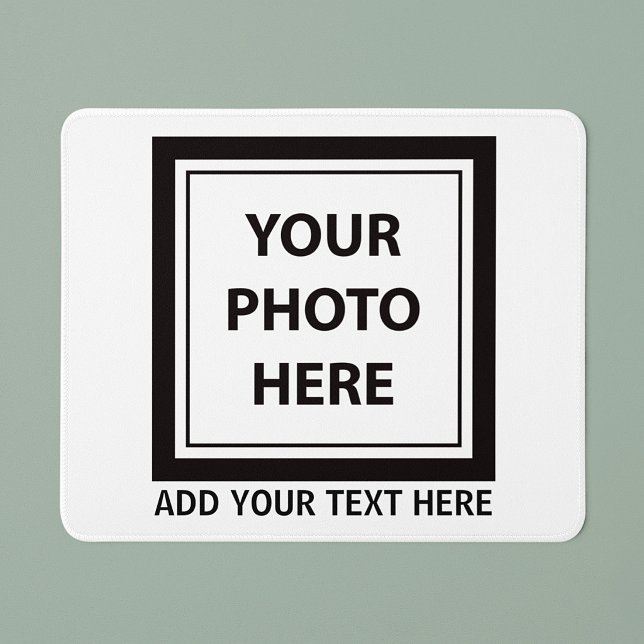 Upload Picture Photo & Add Text – Customise Mouse Pad (Creator Uploaded)