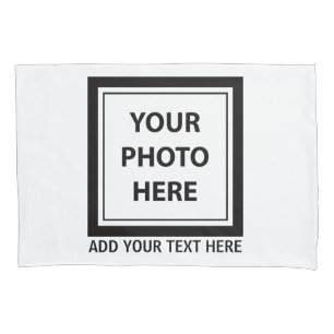 Upload Picture Photo & Add Text – Customise Pillowcase
