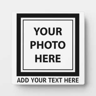Upload Picture Photo & Add Text – Customise Plaque