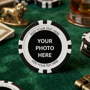 Upload Picture Photo & Add Text – Customise Poker Chips