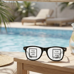 Upload Picture Photo & Add Text – Customise Retro Sunglasses
