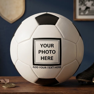 Upload Picture Photo & Add Text – Customise Soccer Ball