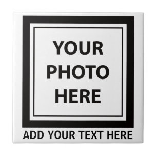 Upload Picture Photo & Add Text – Customise Tile