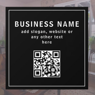 Upload QR code or Logo   Modern Black