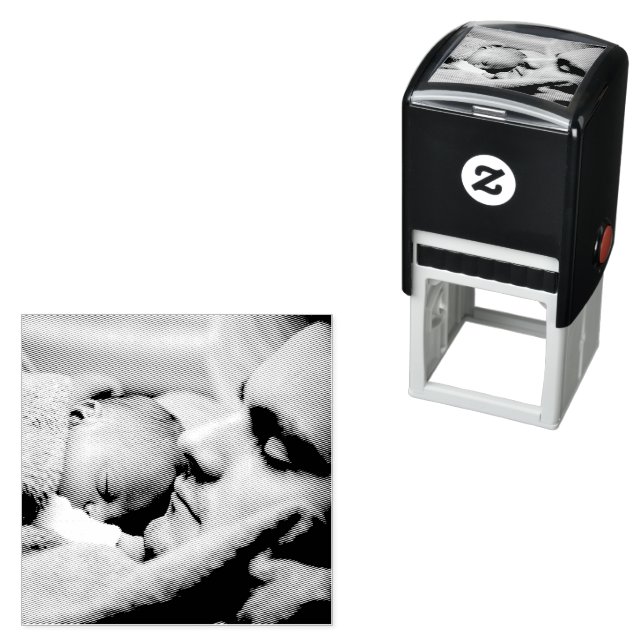 Upload Selfie and Create Custom Personalised Photo Self-inking Stamp (In Situ)