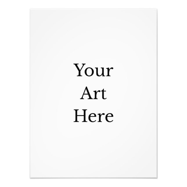 Upload Your Art Custom Photo Print (Front)