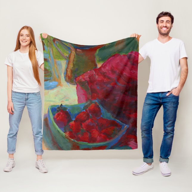 Upload Your Artwork | Turn Custom Painting to  Fleece Blanket (In Situ)