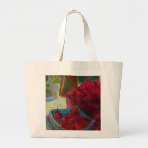 Upload Your Artwork Turn Custom Painting to Large Tote Bag