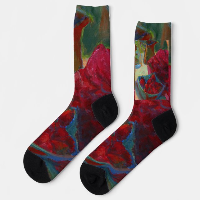 Upload Your Artwork | Turn Custom Painting to  Socks (Left)