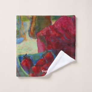 Upload Your Artwork   Turn Custom Painting to Wash Cloth