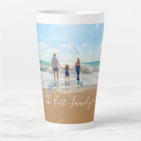 Upload Your Best Family Photo Latte Mug Gift